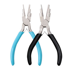 6 in 1 Loop Forming Pliers Wire Wrap Multi-Size Barrel Round Nose Pliers Copper Wires Jewelry Plier