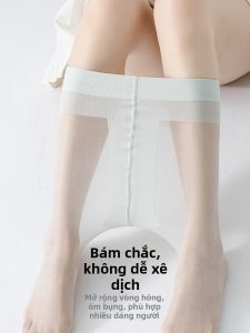 TENGNAIMEI | Quần Tất Mỏng Màu Xanh Lá Chống Tia UV Không Bị Trượt