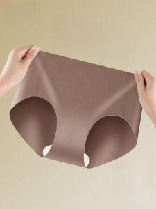 DREAM TIME | Icy Silky Seamless Underwear Medium Waist No Wedgie Briefs