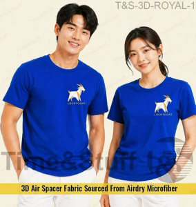 CNY 2027 Chinese New Year Microfiber T-Shirt / Year of the Goat 2027 / Mens & Womens Family Tee / T&S-3D-10