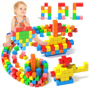 2.3cm Non-Toxic Magnetic Building Blocks for Toddlers Safe STEM Learning Toys 2025 Best Gift for Boys Girls Assembling Block Toy