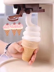 Ice cream machine mini fruit ice cream maker home diy kitchen household use fruit dessert machine