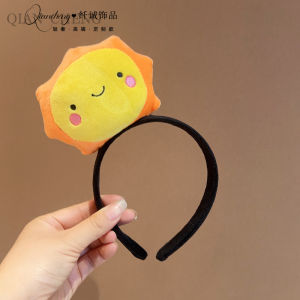 Creative Cartoon Plush Sun Cloud Hairband Cute Star Moon Hair Clip Activity Performance Popular Face Wash Hair Accessories