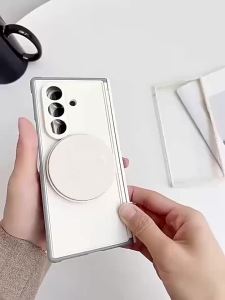 szhaiyu | For Samsung Galaxy Z Fold 8 Ultra Z Fold 7 Detachable Rotating Magnetic Phone Cover Stand Holder Hinge Protection TPU Case