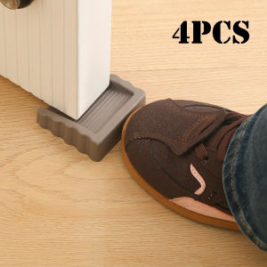 2/4pcs Two-Way Door Stoppers Cube Doorstops Door Stops for Bottom of Door on Home Office Carpet Concrete Tile Wood Stopper Wedge