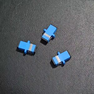 Adapter Sambungan Konektor SC UPC Fiber Optik FTTH CATV penyambung antar Konektor Barel FO PER 2PCS