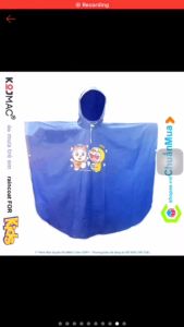 Áo Mưa Cho Bé Trai Gái Nam Nữ Raincoat For Kid ( Bộ Áo Đi Mưa Trẻ Em Bít Xẻ Tà Cánh Dơi Thời Trang Nhựa & Vải ..)