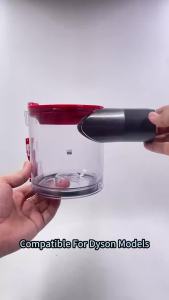 Handheld Wireless Dust Bucket For Dyson V7 V8 Dust Bin Accessories Vacuum Cleaner Upgraded Canister Garbage Bin Part