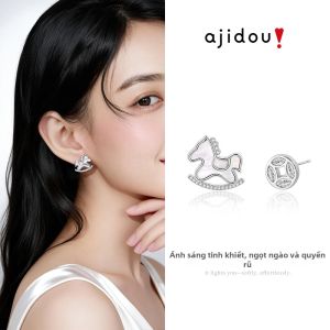 ajidou | Trang Sức Độc Quyền Sang Trọng: Tai Trang Sức Hạt Beaded Mừng Năm Mới Tuổi Ngựa