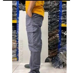 Ready Stock 💥 Seluar Slack Tactical 6poket Kargo Fitting Straight Cut