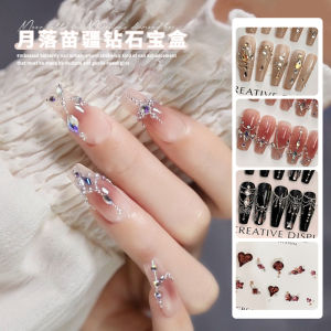 Vendeeni Vùng Tây Miao Jiang Kho Báu Hộp Bộ Trang Sức Móng Tay Với Đáy Bằng Ren Và Hạt Thép Cho Mọi Loại Da