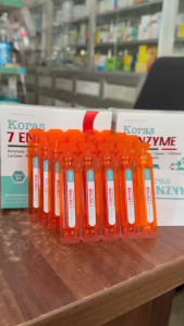 Koras 7 ENZYME Giúp tiêu hóa tốt ăn ngon và nâng cao miễn dịch - Hộp 20 ống X 10ml HÀNG CHÍNH HÃNG