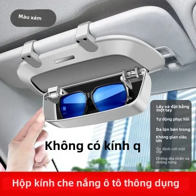 Hộp Đựng Kính Đa Năng Trên Ô Tô Kẹp Kính Chắn Nắng Hộp Đựng Kính Trong Xe Chất Liệu ABS Túi Đựng Kính Chắn Nắng