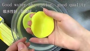 PP86 พัฟอัดเม็ด ฟองน้ำล้างน้ำ ทำความสะอาดผิวหน้า แบบใช้แล้วทิ้ง (คละสี)