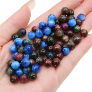 Handmade hạt nhựa bầu trời đầy sao Vòng hạt đệm rời cho vòng cổ vòng tay Bông tai Keychain DIY Phụ kiện làm đồ trang sức