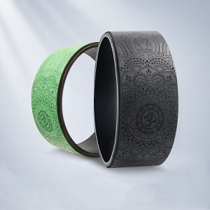 Yoga Rubber Wheel & Pilates Magic Shape Ring: Fitness Auxiliary Equipment
