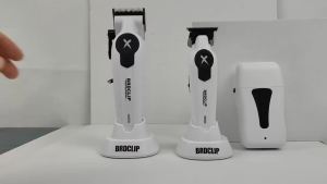 BRDCLIP | Máy Cắt Tóc Chuyên Nghiệp BRDCLIP Dành Cho Nam Máy Cắt Tóc Có Thể Sạc Lại Với Đế Sạc Máy Cắt Tóc Cầm Tay USB Để Cắt Tỉa Râu Và Cơ Thể