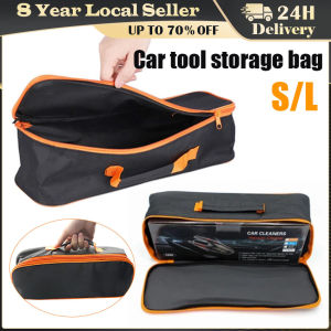 ⭐【LazTop Seller】Car Trunk Organizer Soft Felt Storage Box Large Anti Slip Compartment Boot Storage Organizer Tool Bag Car Storage Bag LZC-Car-Tool-Bag