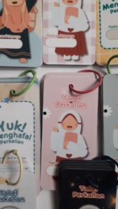 FlashCard Tabel Pembagian 1-10 Bisa Custom Nama