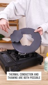 26cm Detachable Gas Stove Heat Conductor Plate Upgraded To Thickened 3mm Defrost Plate Gas Stove Anti-Scorch Radiator