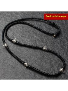 Thailand Buddha Brand Rope Buddha Brand Chain Bold Handmade 4mm Multi-Hanging Pendant Rope Single Double Three Hanging Four Hanging Five Hanging