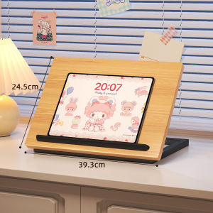 Elevating Notebook Computer Stand Riser Platform Tablet Support Bracket Storage Shelf Adjustable Height Vertical Computer Holder