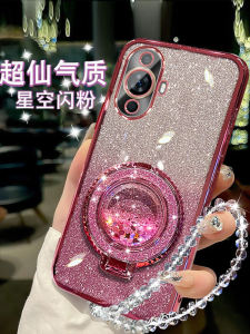 Huawei Nova12 Vitality Edition Phone Case Fashionable Womens Style FIN-AL60 Ultra-Thin Magnetic Stand Nova12 Internet Celebrity Sparkling Powder NOVA12PRO Full Cover Anti-Fall Nova12Ultra Transparent Silicone