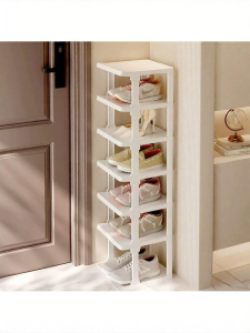 Dust-proof Space-saving Multi-level Installation-free Shoe Rack