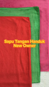 Satuan 1 Pcs Sapu Tangan Handuk Kecil New Owner Polos | Souvenir Handuk Nikahan Murah Lucu