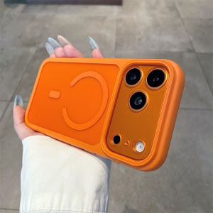 Luxury Anti Slip Armor For Magsafe Transparent Phone Case For iPhone 17 18 16 15 14 13 Pro Max Plus Air Shockproof Cover Funda