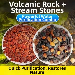 ZHENMIAO | Natural Basalt Pebbles for Aquariums