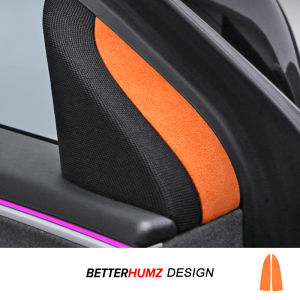For Tesla Model 3 Highland Model Y 2018-2025 Juniper Made of Alcantara Car Interior Door Speaker Panel Trim Sticker Accessories
