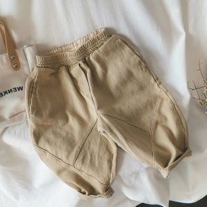 2023 Spring and Summer New Harem Pants Baggy Pants Boys Girl Pants Children K-style Loose Casual Trousers Tide