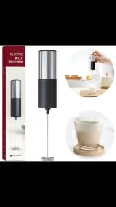 1 Chiếc Điện Cầm Tay Bọt Sữa Thép Không Gỉ Máy Xay Sinh Tố Tạo Bọt Trứng Be Hoạt Động Bằng Pin Tiện Ích Nhà Bếp