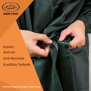RAINCOAT JAS HUJAN STELAN PONCO & CELANA FIME ORIGINAL TEBAL LENTUR ELASTIS