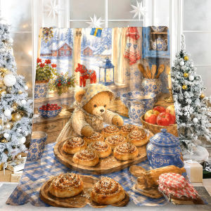 Beast Kingdom | Rust Wildflowers Pattern Queen Size Machine Washable Luxuriously Soft Plush Blanket Suitable for All Seasons Year Round Use