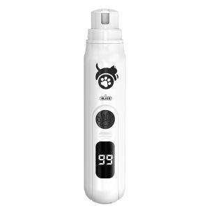 Pet Nail Grinder 3 Speed Rechargeable Cat Nail Trimmer Electric Nail Clippers Portable Painless Dog Nail Cutter for Dogs and
