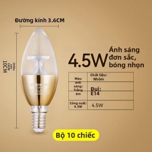 NVC | Bóng đèn LED đổi màu điều chỉnh độ sáng ánh sáng ấm tiết kiệm điện siêu sáng