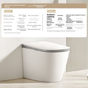 soos | Compact Intelligent Toilet Water Tank Foaming Shield