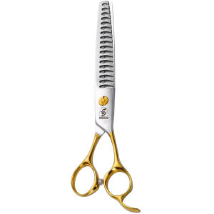 Sangelar 75 inchKéo tỉa lông chó Thép JP440 Cao Cấp Lý Tưởng Cho Thợ Tỉa Lông Chuyên Nghiệp Thiết Kế Phong Cách (Kèm Túi)