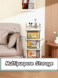 THE L30cm (2-5 Layers) Multifunction Storage Rack With Wheels Large Capacity Trolley Storage Racks
