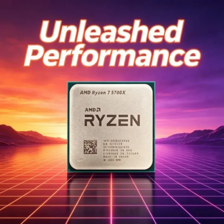 AMD | AMD Ryzen 7 5700X for AM4 Motherboard 8 Core 16 Thread CPU 4.6GHz 65W 7nm Zen3 Desktop Gaming Processor 36MB Cache Tray