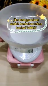 Timbangan Dapur Digital 5kg Timbangan Kue Bumbu Tepung Electronic Praktis Timbangan Serbaguna