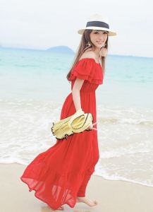 BIG SALE D0356/DA078 JULIET KOREAN SABRINA VINTAGE DRESS PANTAI MATERNITY BUMIL FRIENDLY