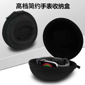 Smartwatch Protection Box round Shape Anti-pressure Shockproof Friction-proof Watch Storage Case Business Style Sponge Inner