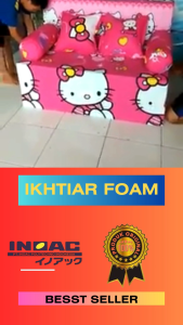 Sofa Bed Inoac No.4 20cm - Ukuran 200X120X20cm EOQ Yellow D20 Sofabed 3in1 Anti Kempes - Busa Inoac with Comfortable and Elasticity (Garansi)