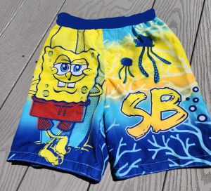 Bikini Bottom Collection! SpongeBob Family 3D Print Loose Shorts Eye-Catching Outfits for Adults and Kids