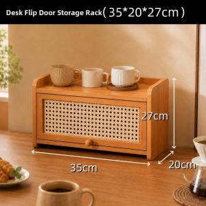 ZHU OU JI | Dustproof Desktop Organizer for Coffee and Tea Cups