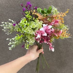 Daun Rumput Premium Cabang 1 (Satuan) Dekorasi Bunga Wedding Cafe Gereja