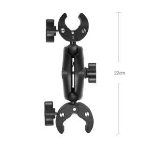 kẹp 2 đầu  telesin gắn action lên xe phụ kiện máy quay camera gopro